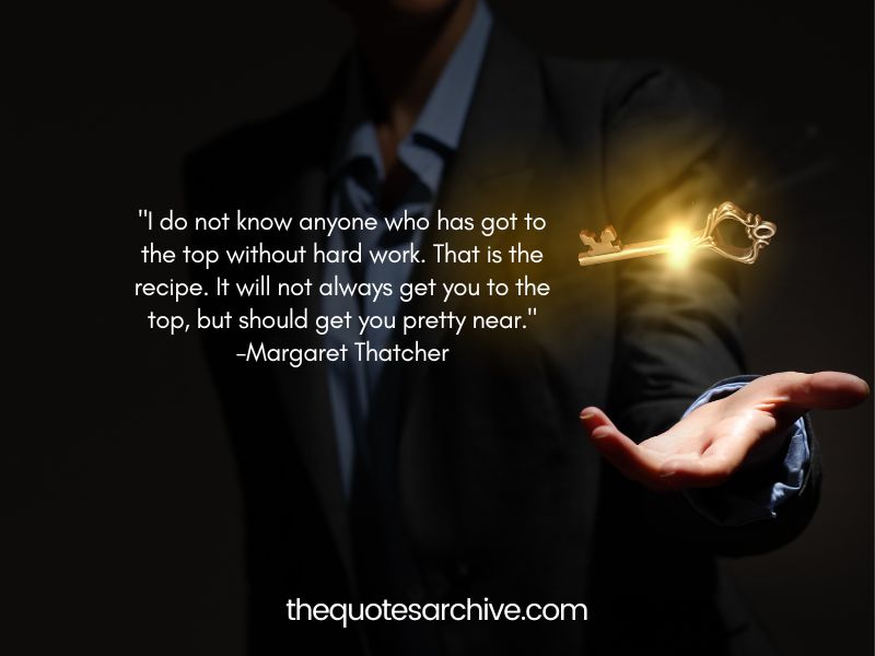 Margaret Thatcher quote on consistency and strength