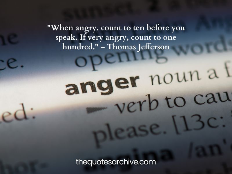 Quotes About Anger